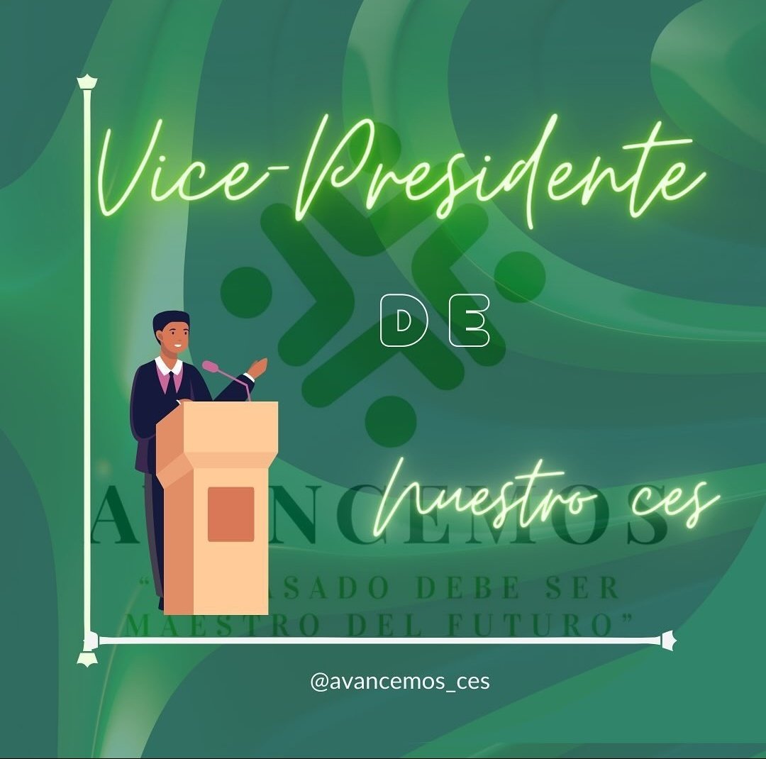 avancemos_ces's tweet photo. El segundo al mando 💚 https://t.co/sutXS217uK