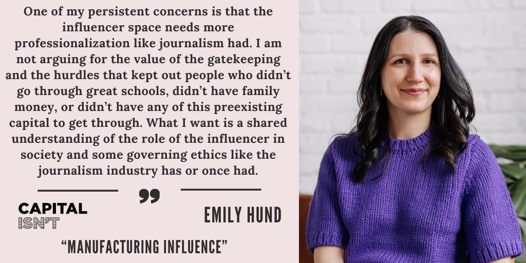 How did traditional media leave itself open to the rise of social media news influencers and its own loss of influence? #Capitalisnt, with @emilyadh, research affiliate at @cdcspenn: capitalisnt.com/episodes/manuf…