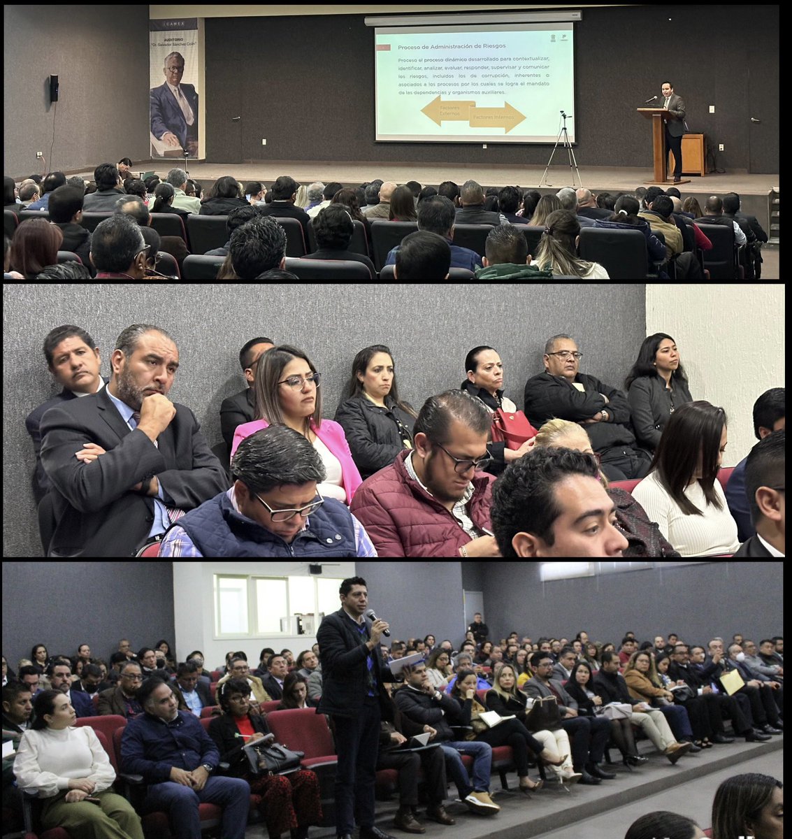 Hoy el Mtro. <a href="/CristopherGC_/">Cristopher García Cañas</a> y la Mtra. Karla Carbajal Moreno, titular del #OIC de este #CCLEM, asistieron a la capacitación "Implementación y Fortalecimiento del Sistema de Control Interno Institucional", con el objetivo de reforzar el
trabajo interno de nuestros servicios.