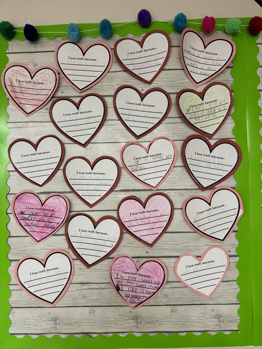 MrsFrench1grade's tweet photo. We Love Math❤️ @RISDmath @RISDlovesMath https://t.co/OMFecSAmSp