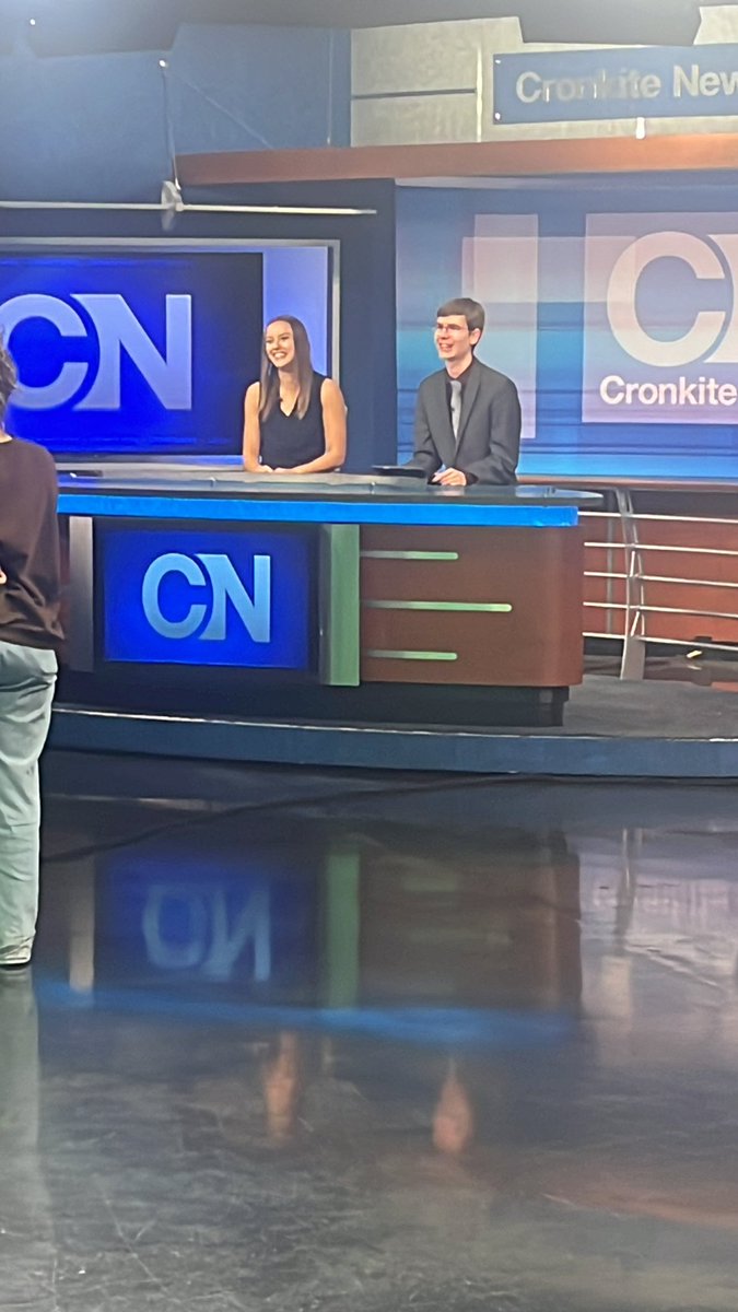 donovan_growney's tweet photo. Behind the scenes look at this week’s Cronkite News episode! https://t.co/C482BGG4PD