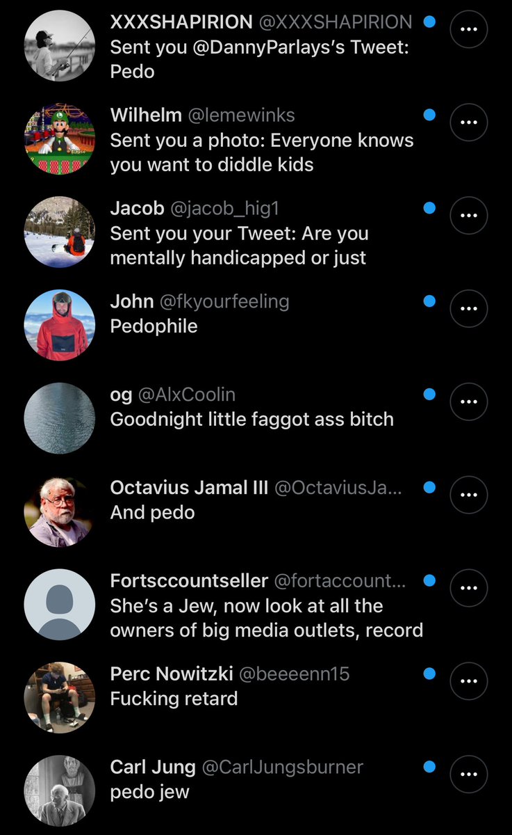 The amount of DMs I’ve gotten since Chaya Raichik targeted me is insane. If I, a cis straight white male, am getting death threats, it’s not hard to imagine her followers doing violence to the lgbtq and non white people she targets.