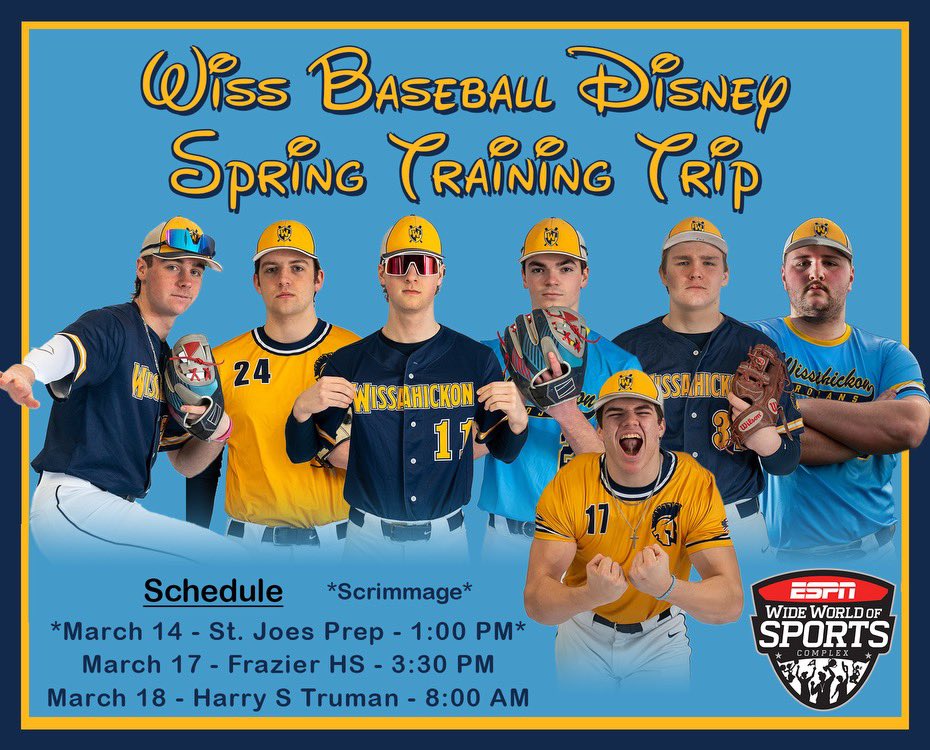 Wiss_Baseball's tweet photo. New season is a couple weeks away! We hope to see you out there on the turf! Or on the road! Or in a different state! 🙃 #giddyup https://t.co/qNsTKRb3UX