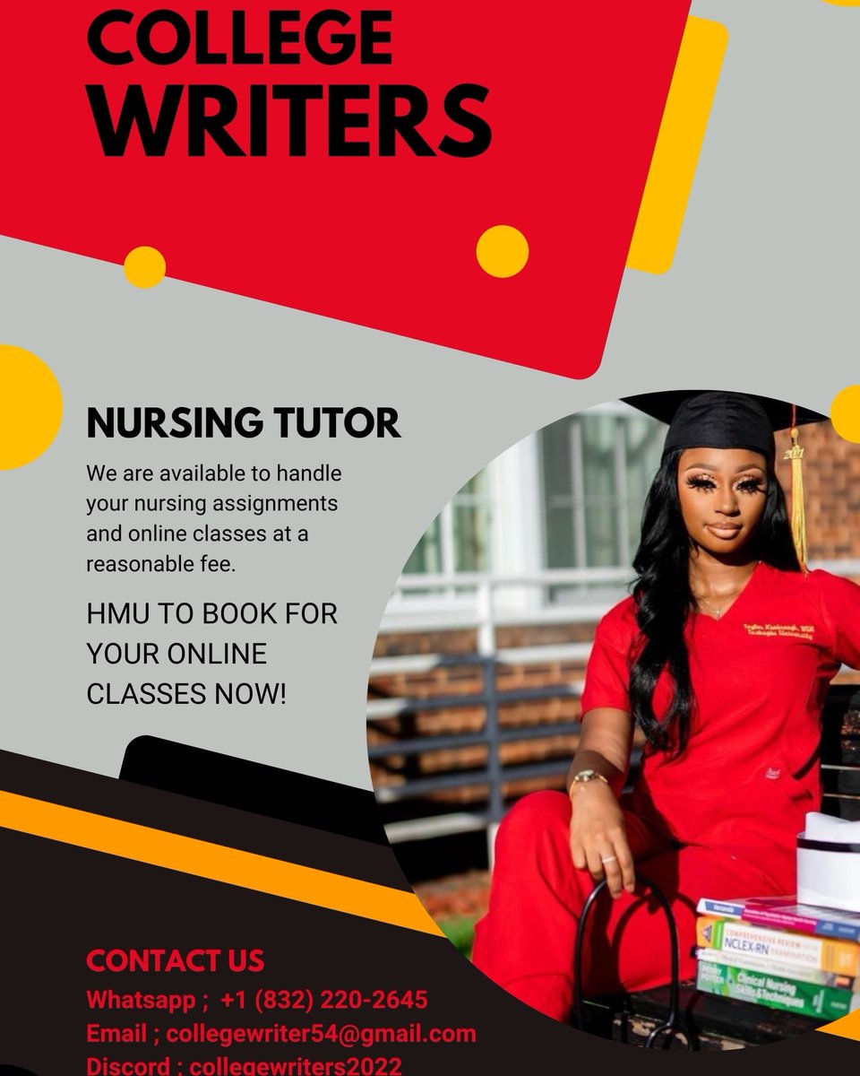 Hey #CSU & #NSU #ULM PAY me to HELP in your DUE:

-Homework
-Assignment
-Online class
-Essay
-Exams

#NSU26 #NSU25 #NSU24 #NSU23 #NSU22 #CSU26 #CSU25 #CSU24 #CSU23 #CSU22 #ULM26 #ULM25 #ULM24 #ULM23 #ULM22