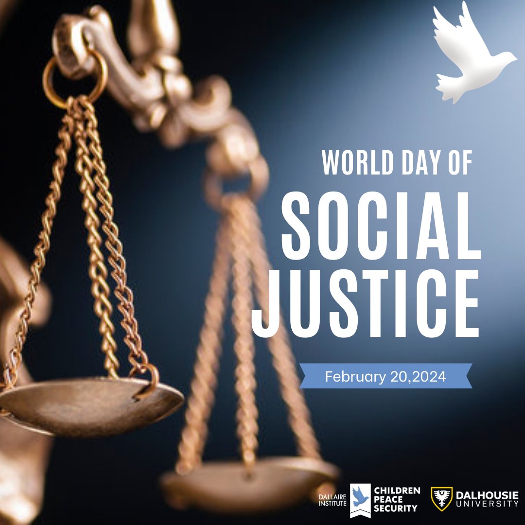 On this year's World Day of Social Justice we are reminded that we will never achieve true #social #justice across the world without prioritising children's rights and their perspectives on #peace and #justice.