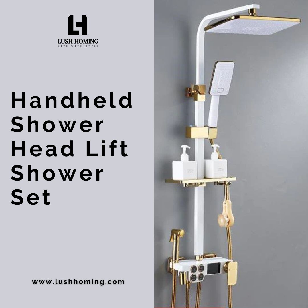 Elevate your shower experience to new heights with our Handheld Shower Head Lift Shower Set. 🚿✨ lushhoming.com #ShowerUpgrade #LuxuryBathing #ElevateYourRitual #ModernDesign #WaterFlowInStyle #ShowerGoals #HandheldComfort #BathroomEssentials #SpaExperience