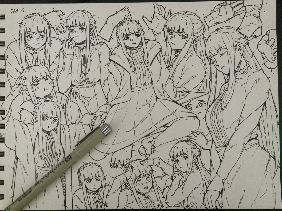 Thank you for 11k, i also draw fern traditionally every thursday. yes. Only Fern. 