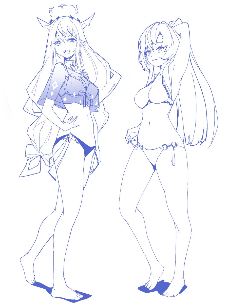 Jonddenalt's tweet photo. Well I was trying to draw beach suits, I dunno still.

#IRySart https://t.co/rzXdWwUkmd