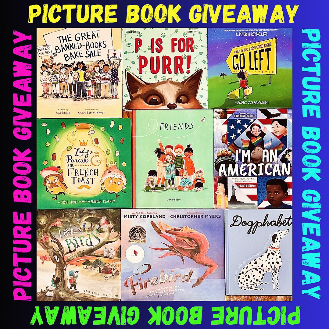 Teachers, librarians, educators, parents, & readers! It’s #giveaway time! I need to find these picture books a new home! Follow, ❤️, RT/QT and/or Comment+Tag a friend to enter for a chance to add these books 📚 to your collection! Winner selected 2/26.