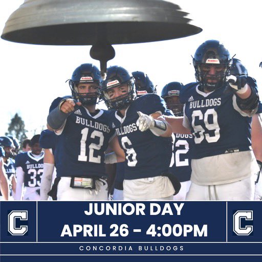 Thank you so much <a href="/CoachCrume/">Kevin Crume</a> <a href="/CUNEFootball/">CUNE Football</a> for the junior day visit!  I will be attending for sure!