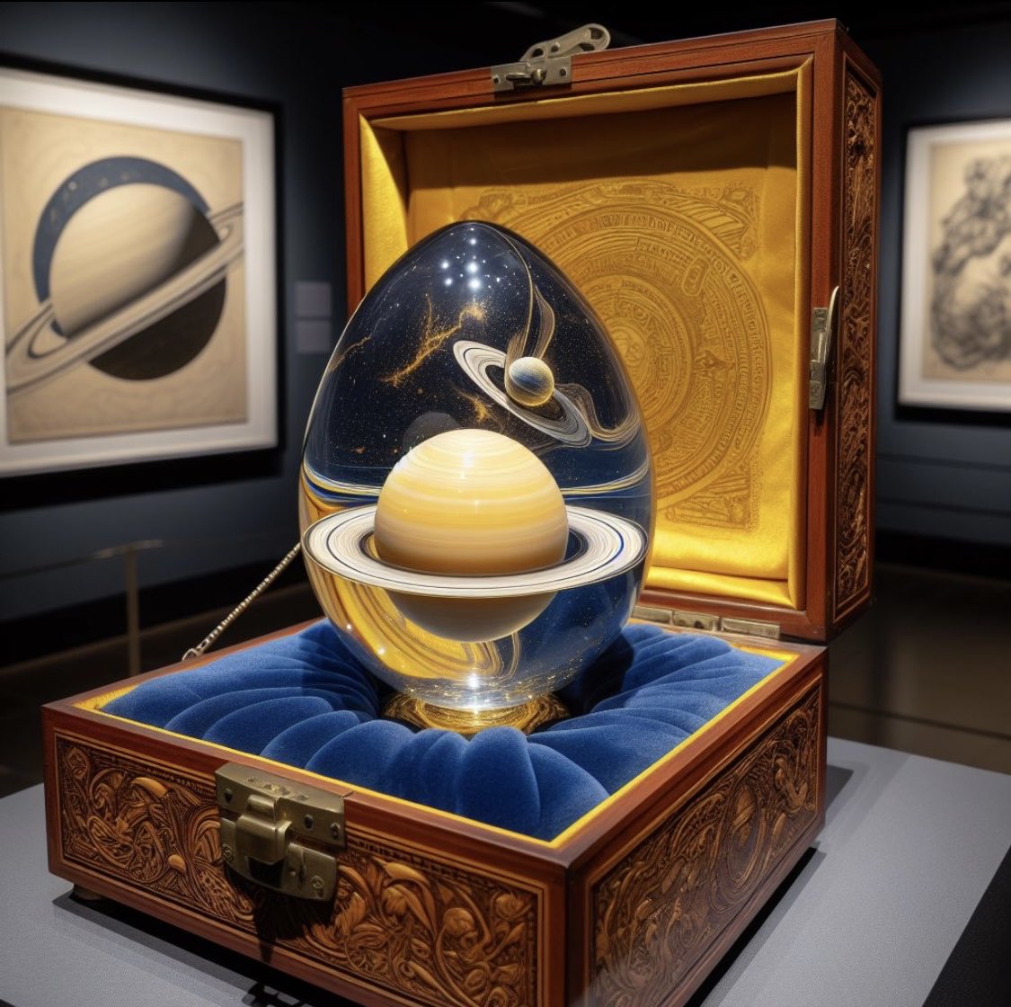 Ainskyai's tweet photo. Space egg art.
🪐🥚

#AIartistcommunity #Get_StarryAI #ainksyai #DALLE3 #MidjourneyAI #Faberge #Eggs #Beauty https://t.co/YZ9CXtWSua