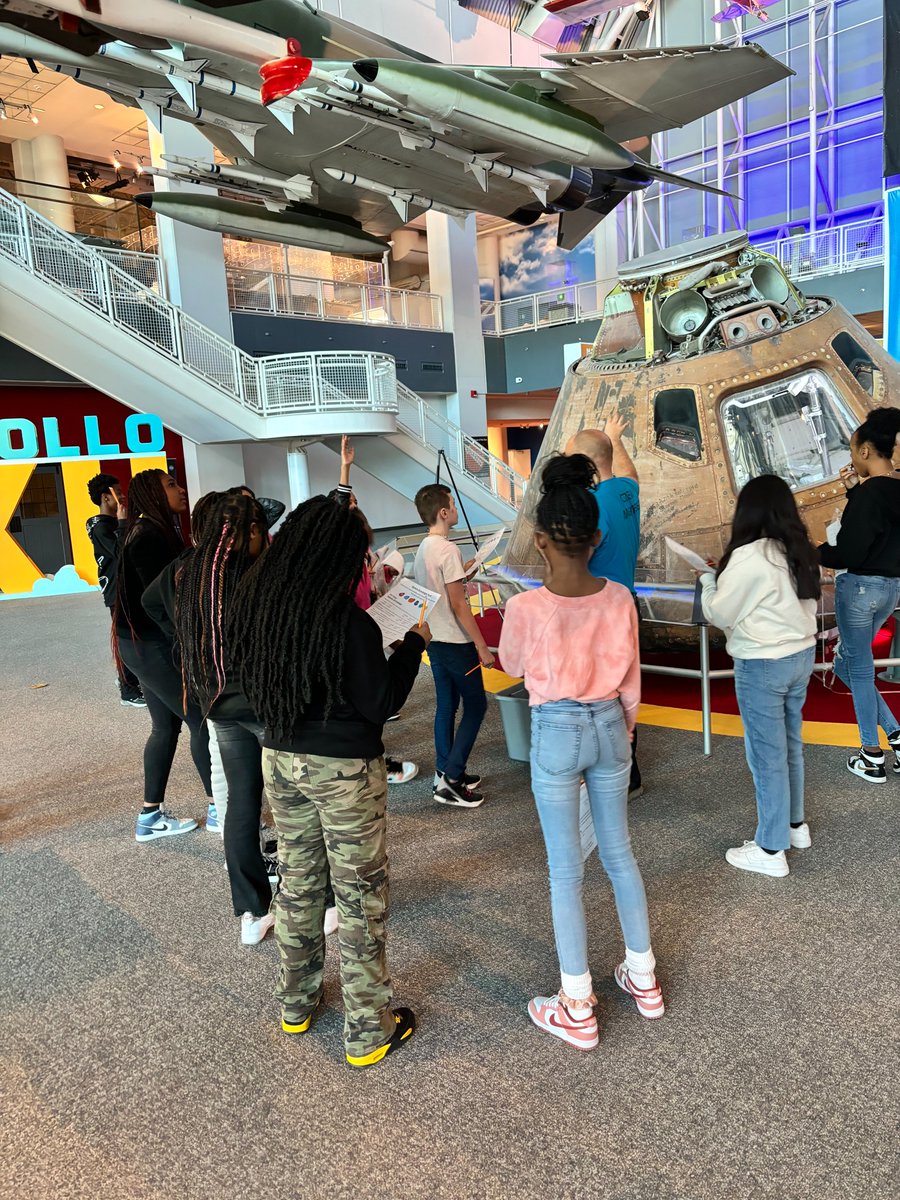 6th gr explored the <a href="/VaAirandSpace/">Virginia Air & Space Science Center</a> today exploring space while participating in a Stem 360 Space Science Exploration. A 3D IMAX film on how NASA trains astronauts.  Students also learned about moon phases using Oreos! <a href="/JaradM/">Jarad Munroe</a> <a href="/HamptonCSchools/">Hampton City Schools</a> <a href="/HCS_TitleI/">HCS Title I Program</a>