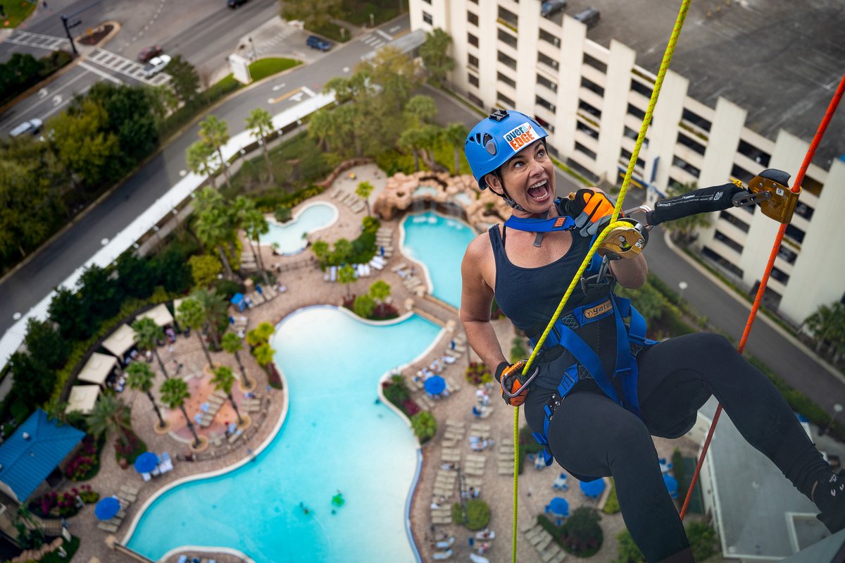 🧗🏽 Over The Edge - SPOTS OPEN! 🧗🏽 Register here: bit.ly/3UOUa7S ⬅️ Get ready for our most thrilling fundraiser yet - happening on February 24th! Don't miss out on the exhilaration of rappelling down the side of the 32-story Hyatt Regency Orlando! 💜 #GKTWVillage