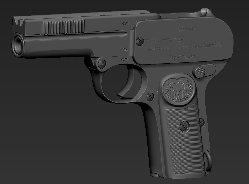 CallMeEndy_'s tweet photo. @MichaelG_3D A gun (Dreyse Model 1907)😎 https://t.co/NRaIYVS447