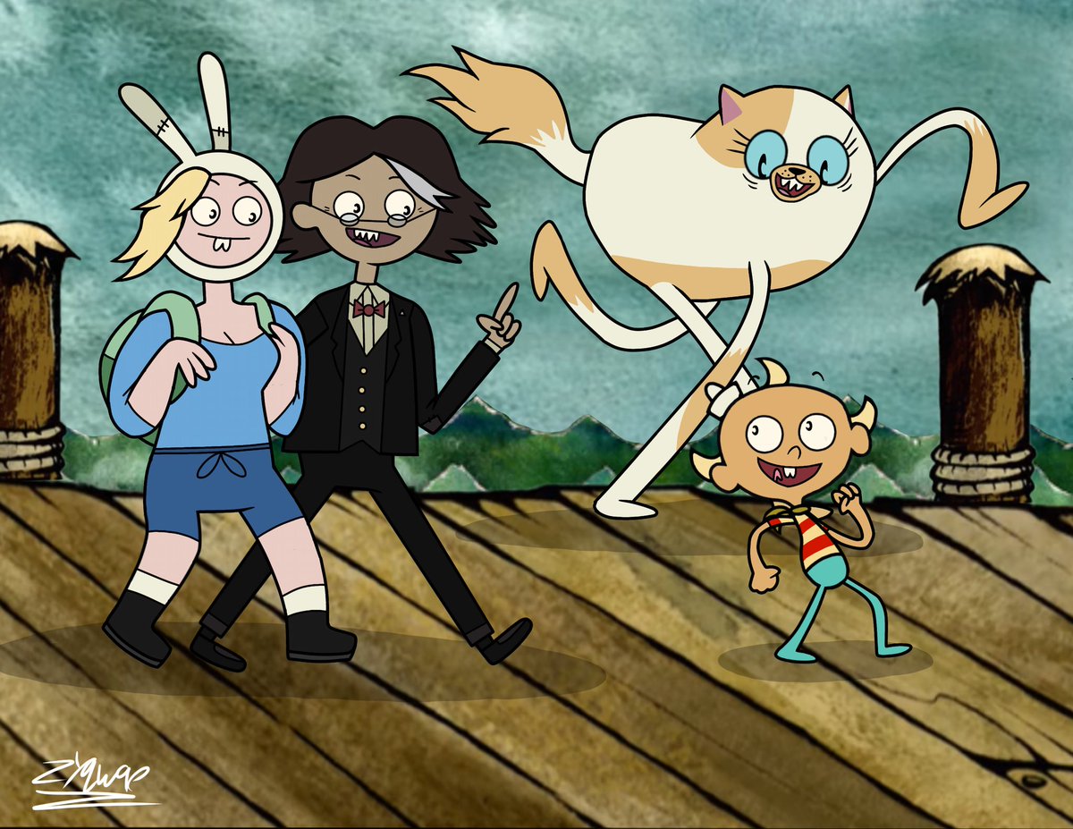 FinnMer12099379's tweet photo. We seriously need this crossover in Fionna &amp; Cake season 2

#fionnaandcake #adventuretime #flapjack #cartoonnetwork https://t.co/l4y0Zz0QGp