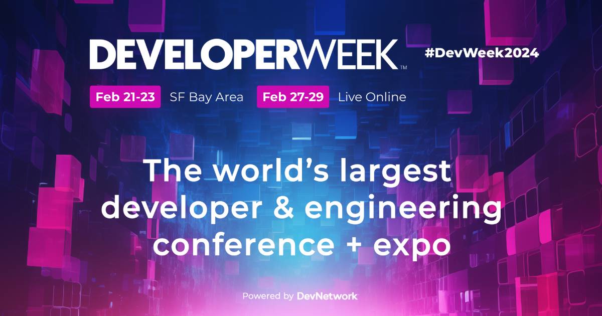 RingCentralDevs's tweet image. Attending #DeveloperWeek? Drop by the #RingCentral booth for a casual chat about app development & connecting with other devs!
developerweek.com