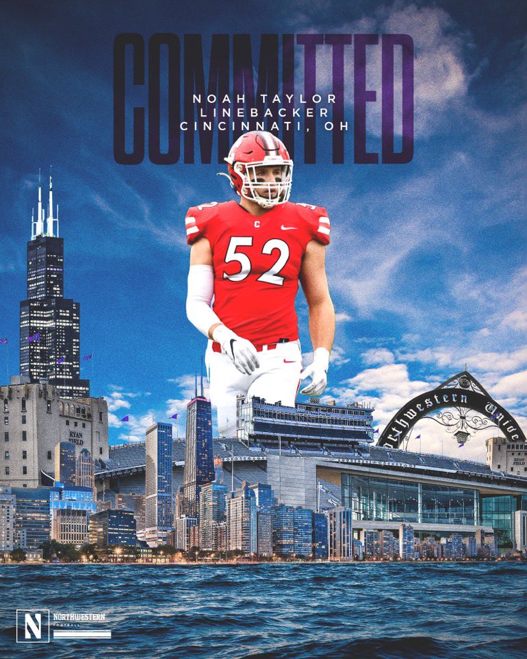 100% Committed <a href="/NUFBFamily/">Northwestern Football</a> #GoCats