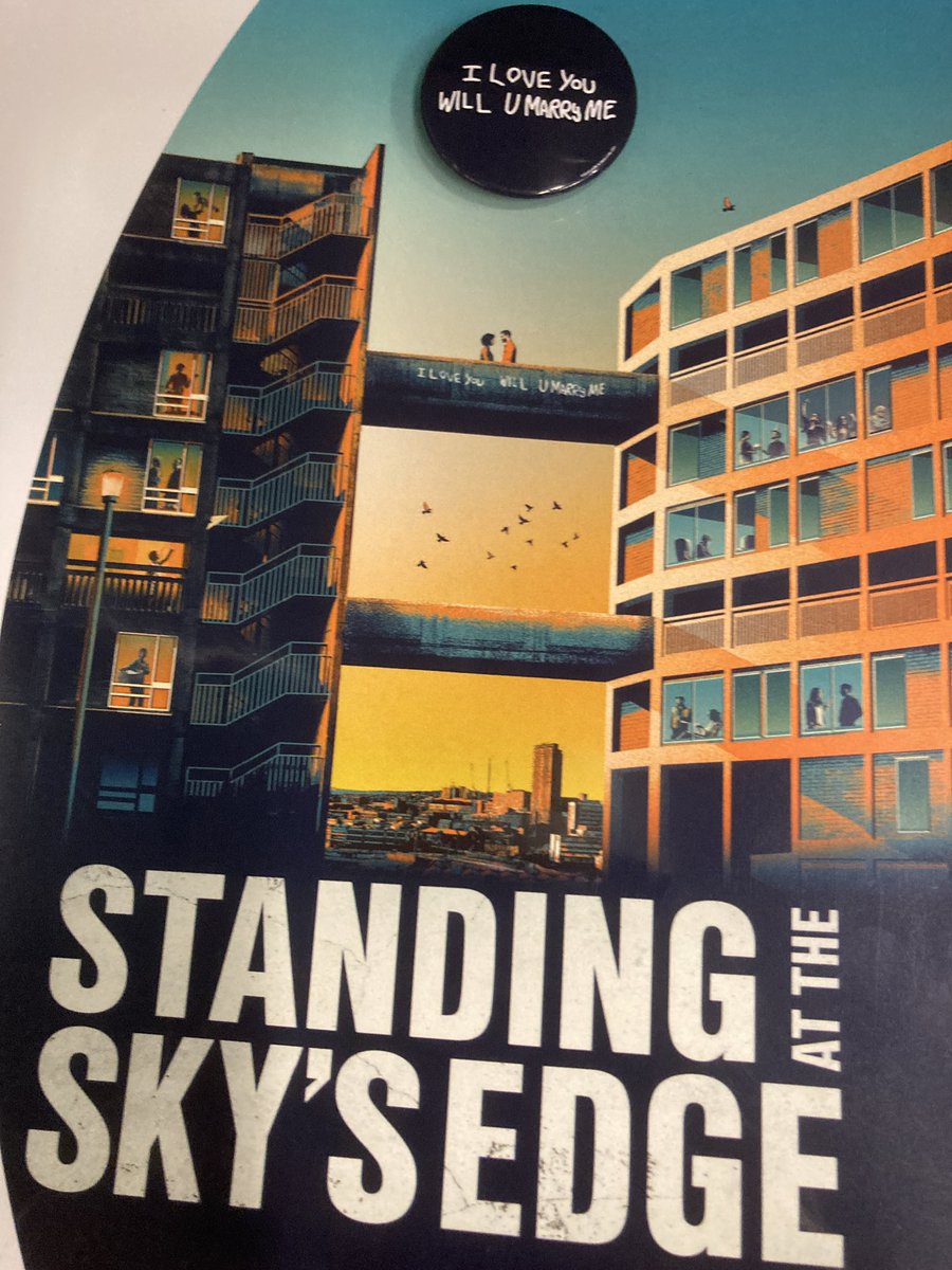 Just blown away by @SkysEdgeMusical - beautiful music and lyrics @RichardHawley Book @ChrisBushWrites Dir.Robert Hastie - and cast superb bit special mentions to @LPittPulford and @laurynredding -Kudos @StuartBCasting #Sheffield #ParkHill