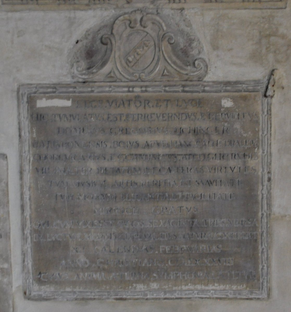 nikolausmella's tweet photo. Today marks the 395th anniversary of the birth of the German #organist (St. Ulrich und Afra, #Augsburg) & #renaissance composer, Gregor #Aichinger. :-) ❄️ 🧭 † #Augsburg 🇩🇪 #Deutschland
Epitaph für Gregor Aichinger im Augsburger Domkreuzgang.
📸: UliE1350, 15th November 2015. https://t.co/RbiGhSAZxe