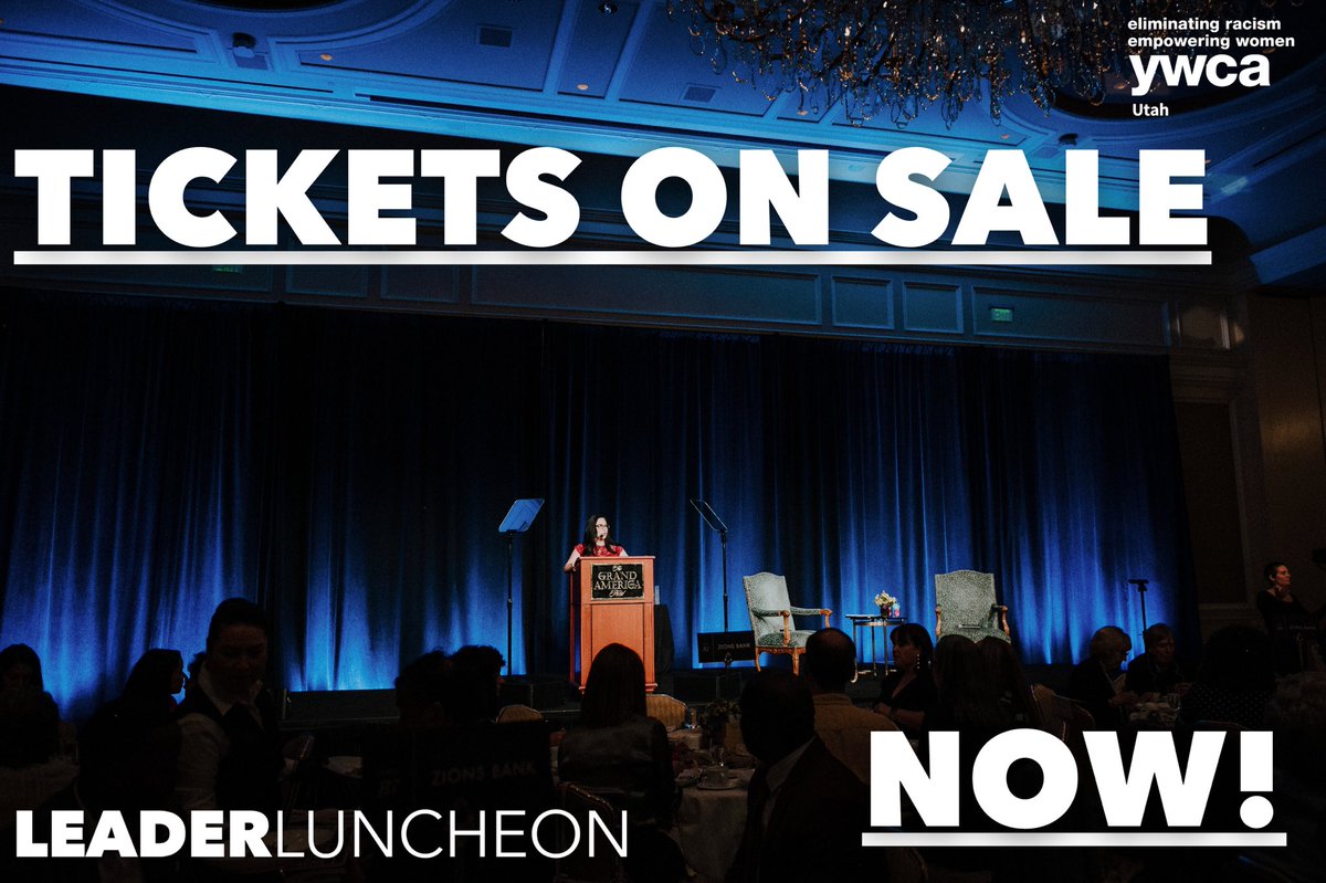 Tickets for our 2024 LeaderLuncheon are now on sale! Head to the link below to purchase tickets for this year’s event! 

LeaderLuncheon is YWCA Utah’s signature fundraising event where we honor women making immense impacts in their fields!

ywcautah.org/ll24