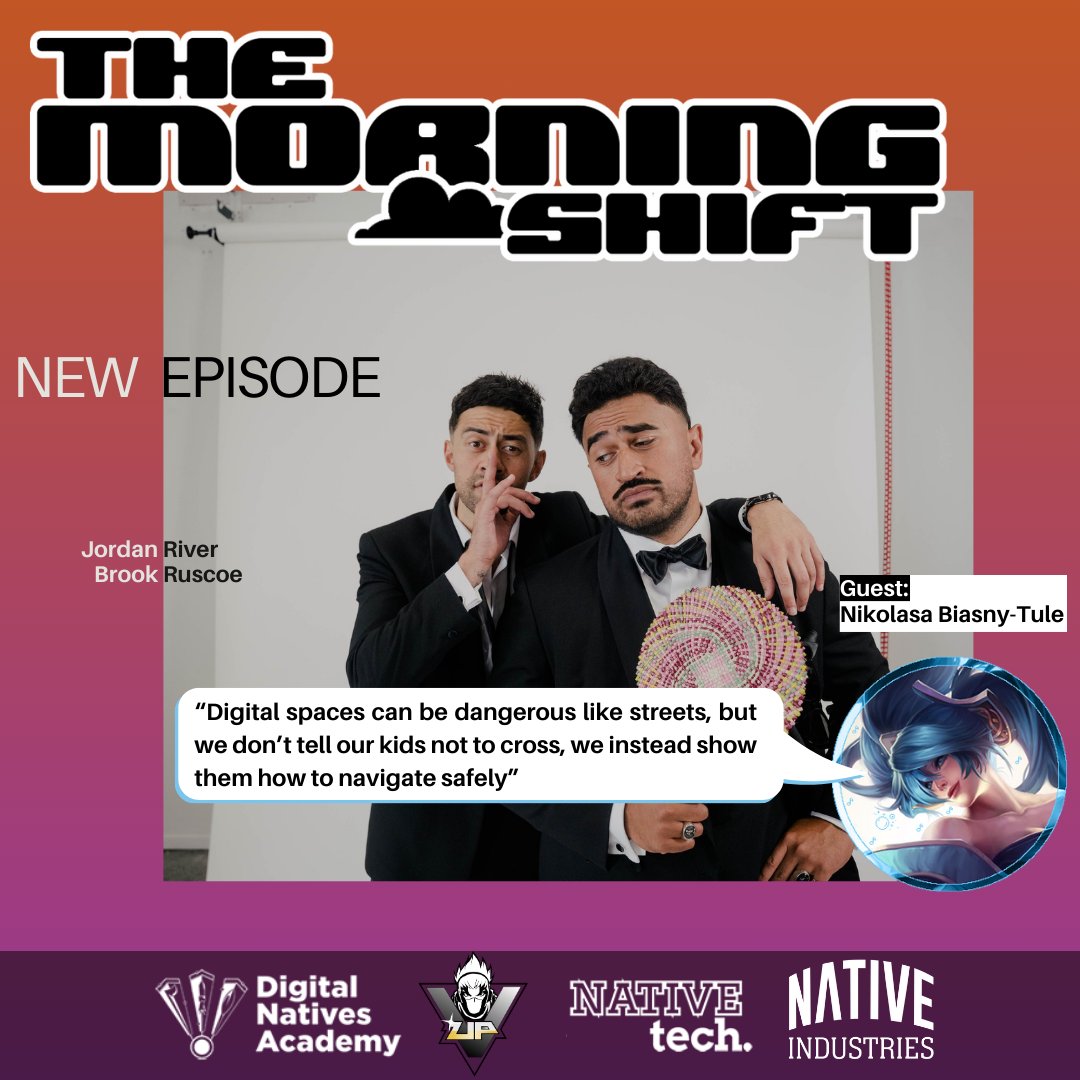We had the pleasure of having our very own Nikolasa on an episode of The Morning Shift where she shared kōrero about her own and Digital Natives Academy journey. Tune into the podcast by following the link on our story/bio!
#tepapatipumatihiko #tpmkiteao #tereaomaori #teaomaori