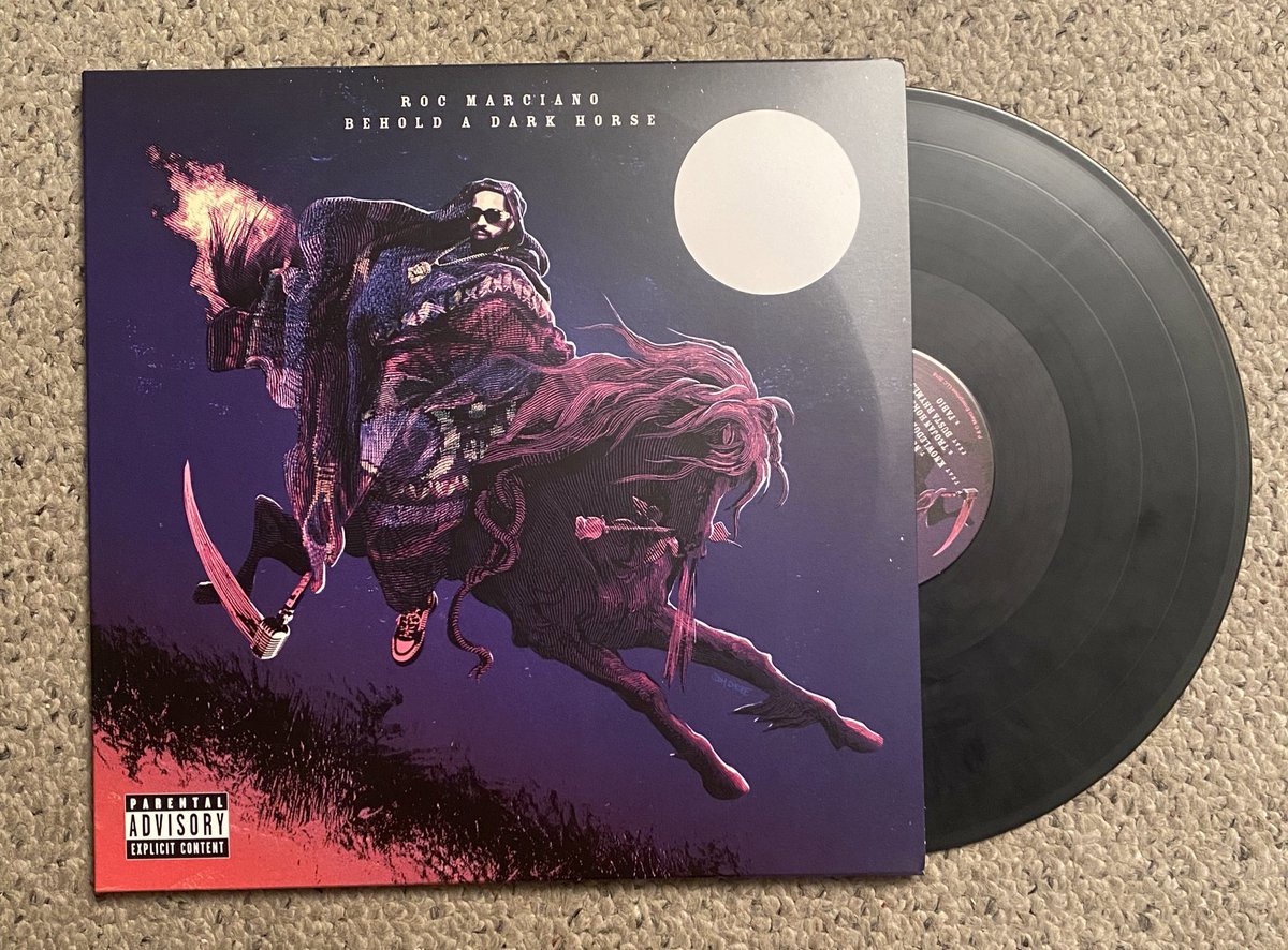 today’s arrival: roc marciano - behold a dark horse 🐎