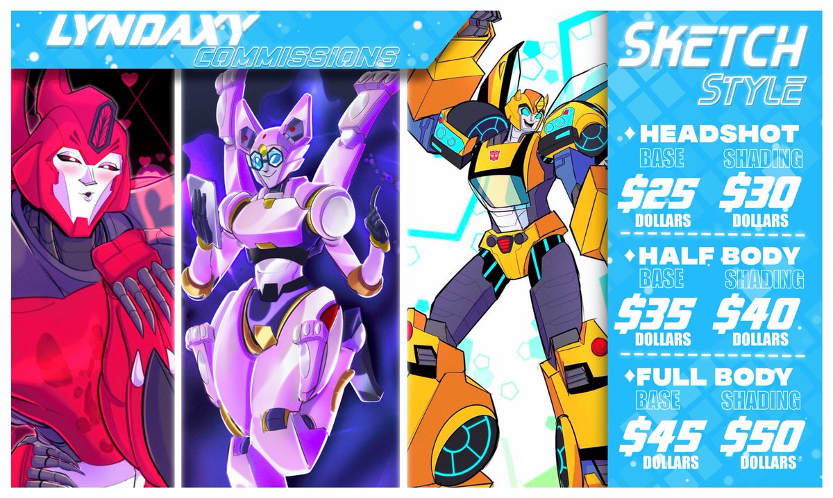 LyndaxyArt's tweet image. 💙✨💜✨❤️OPEN COMMISSIONS 2024!!!❤️✨💜✨💙

Hi😄check out my drawing styles &amp;amp; commission me if you&apos;d like🤖

💌Send me a DM for information💌
(I speak Spanish🇲🇽/English🇺🇸)

💕RT/Likes are very grateful,thanks💕