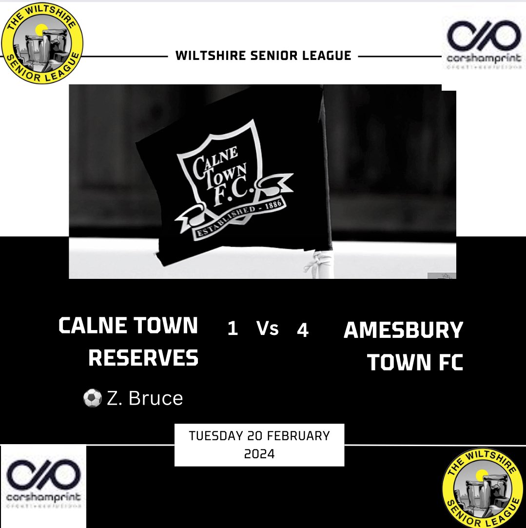Calne Town FC Reserves tweet media