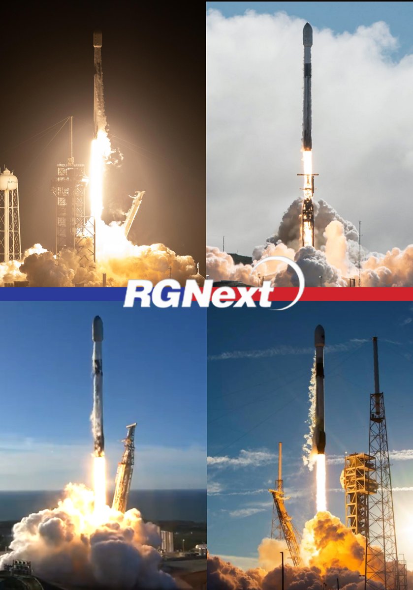 In the space of seven days, RGNext’s launch support included four successful liftoffs from both coasts, with two occurring from Florida in just over seven hours! RGNext looks forward to continuing to provide world-class support to all our #PartnersInSpace –   Congratulations!