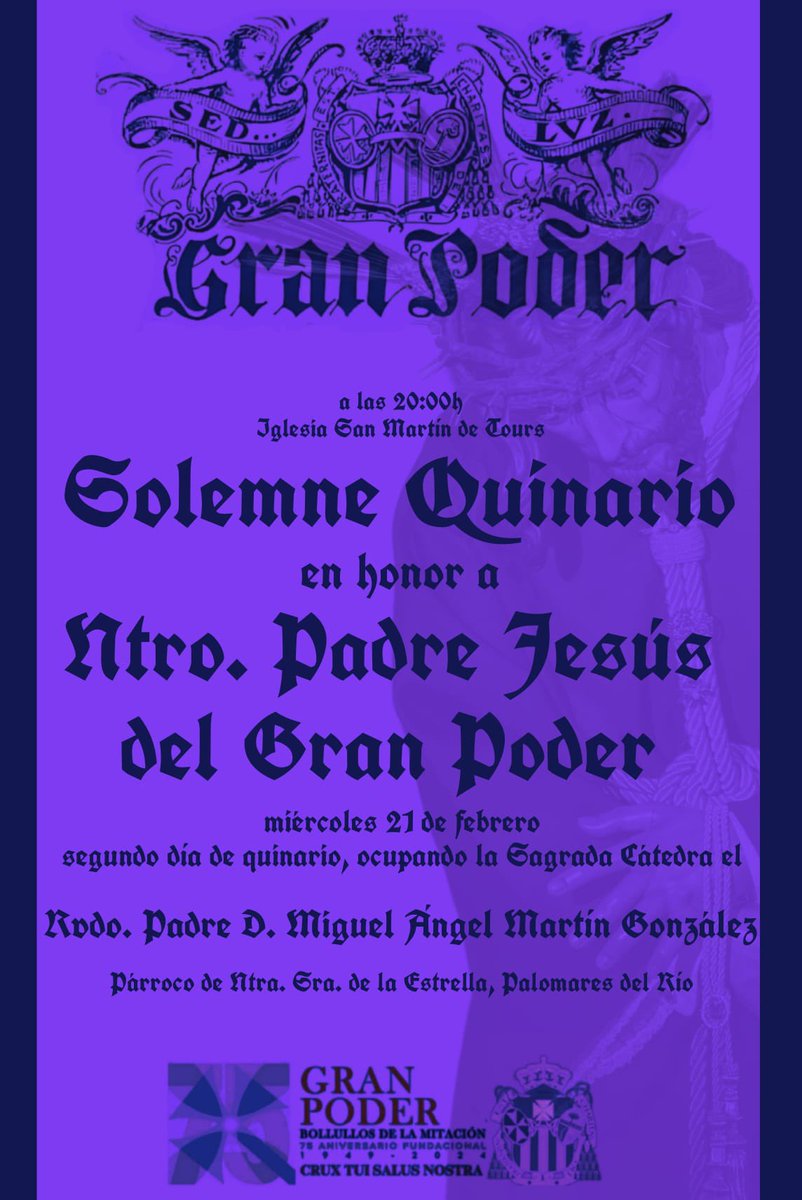 Hermandad Gran Poder (@GranPoderBM) on Twitter photo 2024-02-20 23:14:52