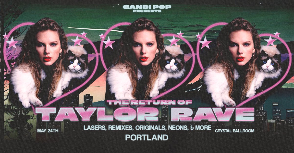 Are you ready for it?

WIN TICKETS to <a href="/TaylorRaveParty/">Taylor Rave</a> featuring a night full of Taylor Swift remixes, originals, lasers, neons, balloons and more in May at <a href="/CrystalPortland/">Crystal Ballroom</a> ---&gt; pdxpipeline.com/na52