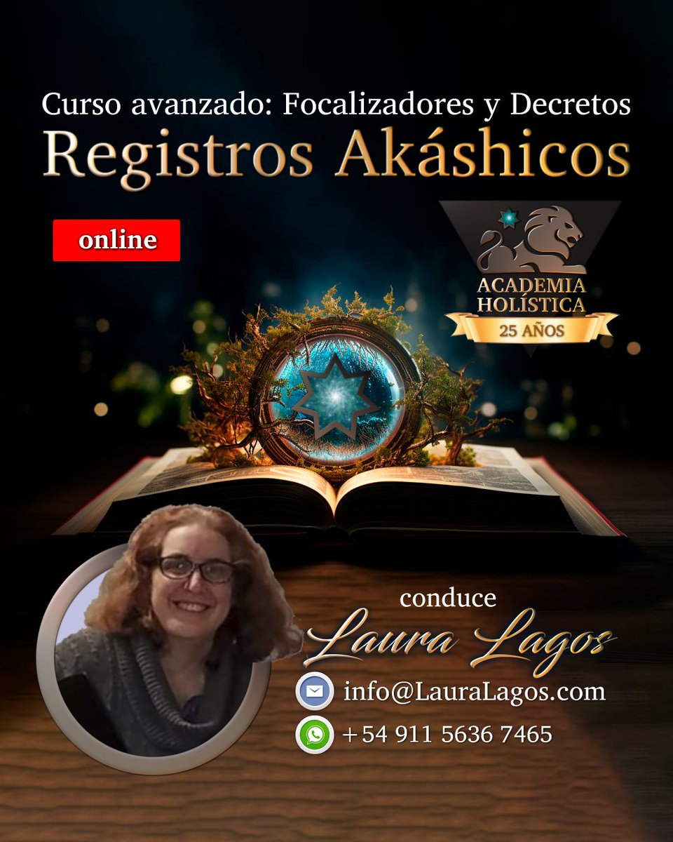 regAkashicos's tweet photo. Conducido por Laura Lagos ❤️
💬 WhatsApp:   +54 9 11 5636 7465
✉️ Email:   info@LauraLagos.com
👉 +Info:   https://t.co/WOTUKfIM81

#RegistrosAkashicos #cursos #intensivos #LauraLagos #AcademiaHolistica #FocalizadoresAkashicos #DecretosAkashicos @lauplagos https://t.co/H5YagqUor0