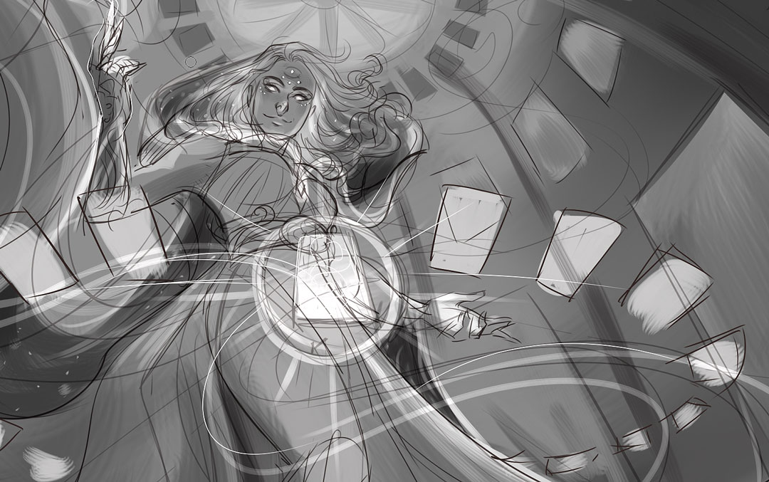 Of course my first re-post will be my ✨ Arcana Maker Lain ✨ I made past year for my new cover. Vin most of my social medias 

(And as I want this account to be as ghost as possible until ready again, I will not struggle with the hashtags for now 😩)