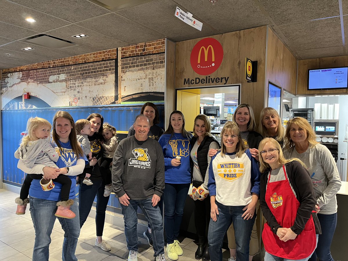 It’s McTeacher Night at McDonald’s. Join Whittier staff at McDonald’s at 225 Ogden in Downers Grove right now until 7pm. 20% of proceeds go to Whittier PTA. See you soon! #dg58pride #dg58learns