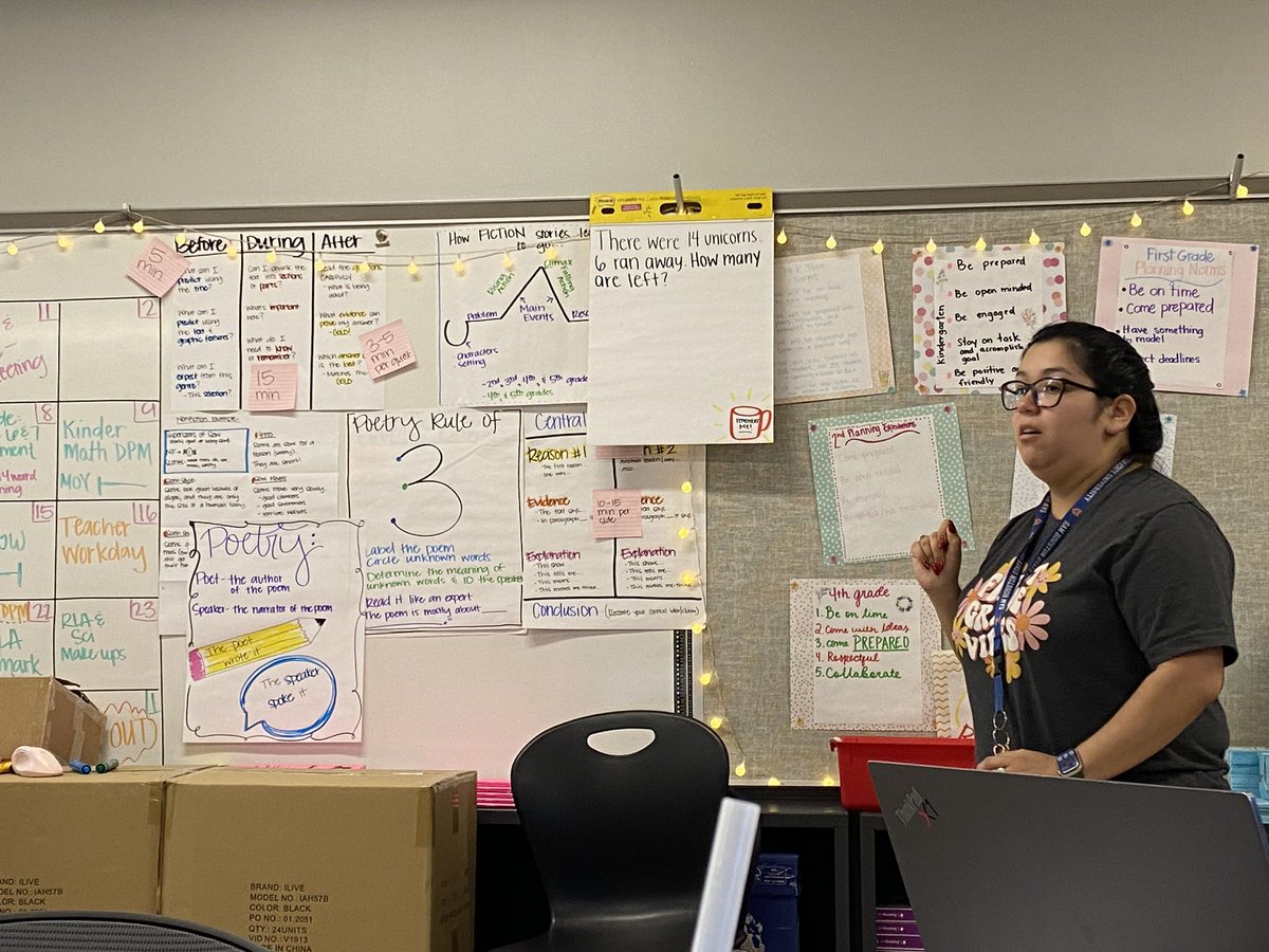 EvaPCFISD's tweet photo. Planning with first grade! Subtraction using ten frames. Mrs. Dominguez did a great job modeling her lesson for next week! #Subtraction #TenFrames #OpenNumberLines @vmberrios13 @FelderTamera @CarrieAnneEd https://t.co/cQotkMpHQw