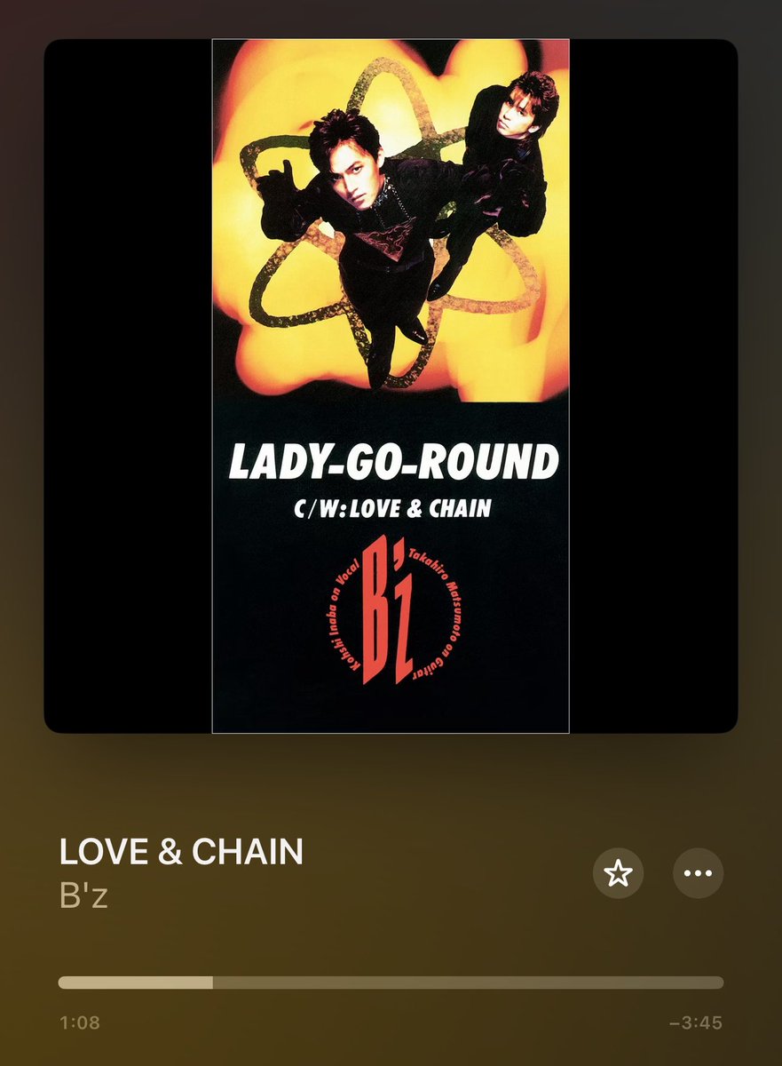 eureka_you_Bz's tweet photo. 【LOVE & CHAIN】90.2.21
#Bz #Bʼz #2ndbeat
LADY-GO-ROUNDの2nd Beat。
35周年イヤーは妙にOFF THE LOCKの曲が発掘されたのでBREAK THROUGHも何卒...
初期3作だけアルバム同発だけど当時って割とよくあることだったの?🤔
教えてリアルタイムの先輩! https://t.co/Dq1eOOV6B9