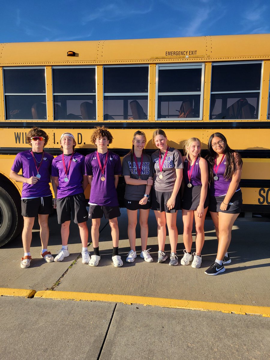 The Wildkat JV tennis team played strong today at the Magnolia tournament. Let's go, Kats!