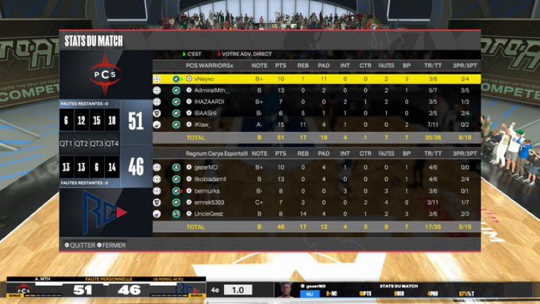 Klaw | (@censored95_) on Twitter photo 🏆🇪🇺 <a href="/EuroHoops2K/">𝗘𝘂𝗿𝗼 𝗛𝗼𝗼𝗽𝘀 𝟮𝗞</a>
1/2 Finals
🔴 <a href="/PCS_Original/">Project Conquerors (PCS)</a> ⚔️ <a href="/EsportsRegnum/">Regnum Carya Esports</a>
✅ Victory 2-0
Ggs opponents 👏🏾
<a href="/vNeyxo/">Neyxo</a>
<a href="/AdmiralMth/">Admiral Mth</a> 🔥
@IHAZAARDI
<a href="/BAASH_92i/">SuperSnuus 🩹</a>
<a href="/Censored95_/">Klaw |</a> 🏆🇪🇺 <a href="/EuroHoops2K/">𝗘𝘂𝗿𝗼 𝗛𝗼𝗼𝗽𝘀 𝟮𝗞</a>
1/2 Finals
🔴 <a href="/PCS_Original/">Project Conquerors (PCS)</a> ⚔️ <a href="/EsportsRegnum/">Regnum Carya Esports</a>
✅ Victory 2-0
Ggs opponents 👏🏾
<a href="/vNeyxo/">Neyxo</a>
<a href="/AdmiralMth/">Admiral Mth</a> 🔥
@IHAZAARDI
<a href="/BAASH_92i/">SuperSnuus 🩹</a>
<a href="/Censored95_/">Klaw |</a>