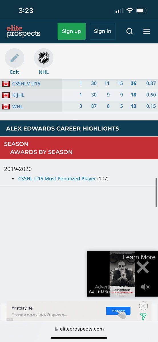 SytsmaRon's tweet photo. @JonKeenNLSports 3rd offense in the WHL I believe.

Doesn’t help the CSSHL gave the player an award at an early age for most penalty minutes……..why?  Is that “Reward Worthy”?   I just don’t get it….. https://t.co/Q6F0zWwQ42