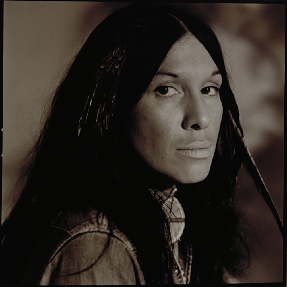 #happybirthday #buffystemarie Buffy is in the news lately, under attack that she lied about her indigenous ancestry. Interesting to me, since when I photographed her she was reluctant about this photo, and preferred an image of her dancing in a red dress....