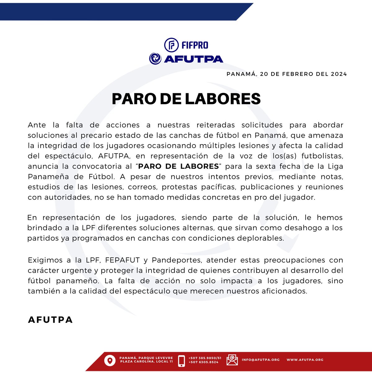 🇵🇦⚽ | ¡Huelga en el fútbol de Panamá!