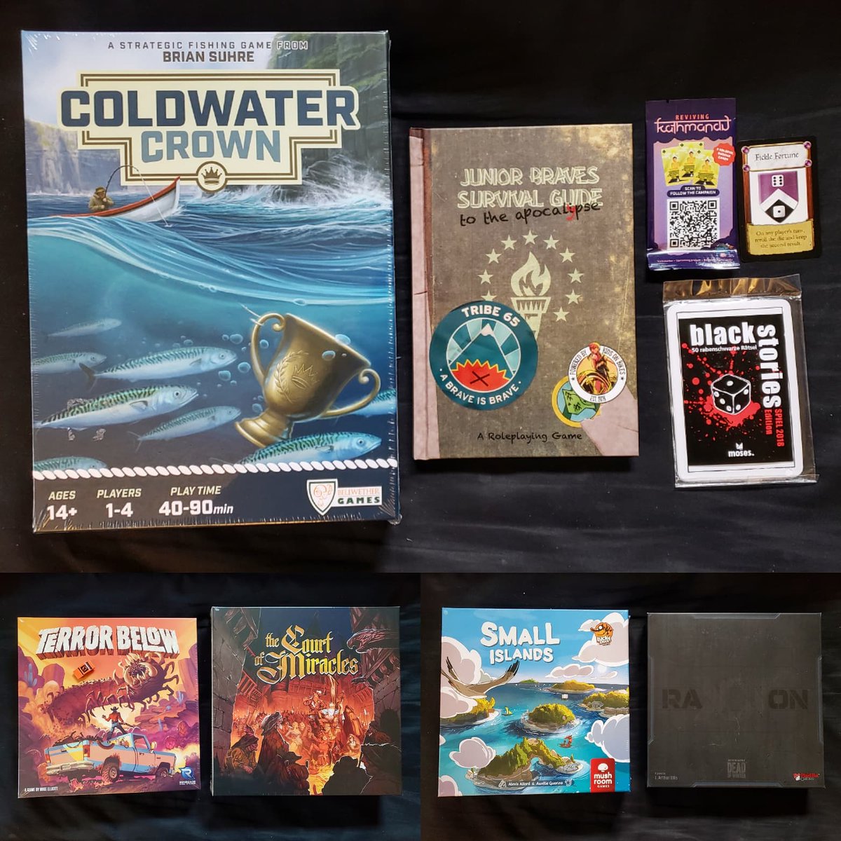 mrkapao's tweet photo. My scores from @Strategicon's #OrcCon2024!
Spent a bit more than I was planning to but got some good deals (this haul was about $45) and most of the #boardgames can be played solo.
#strategicon #strategicon2024 #orccon #orccon2024 #sologaming #games #gaming #gamer #geeks #nerds https://t.co/EDUbflvOpe