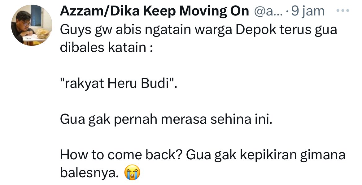 txtdrjkt's tweet photo. text dari warga heru budi https://t.co/dPU8VJeetW
