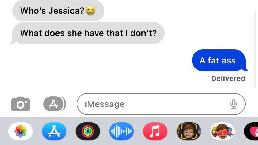 kvzxxm's tweet photo. [A thread of toxic texts]

Last one gon shock you 😭💀 https://t.co/LbnLXvh91l