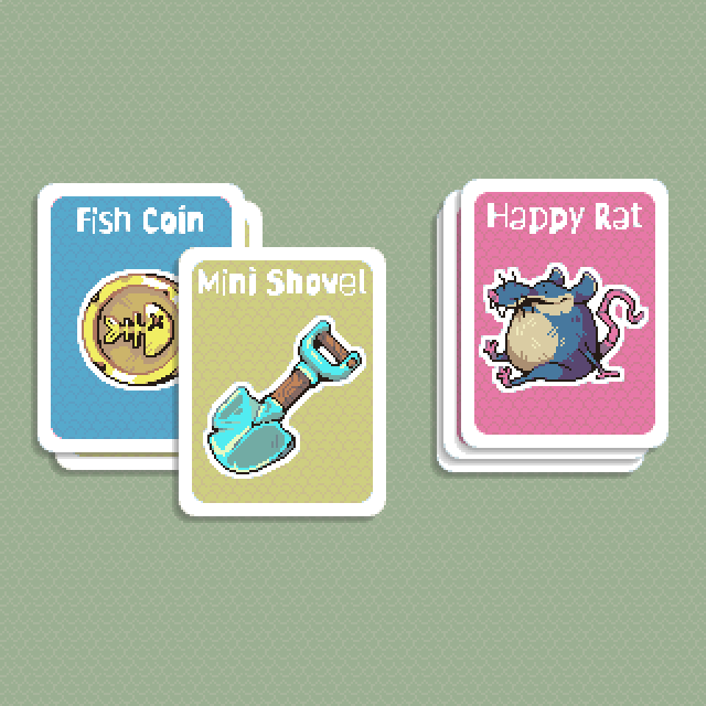 More cards joining the deck. (asset pack)
#pixelart