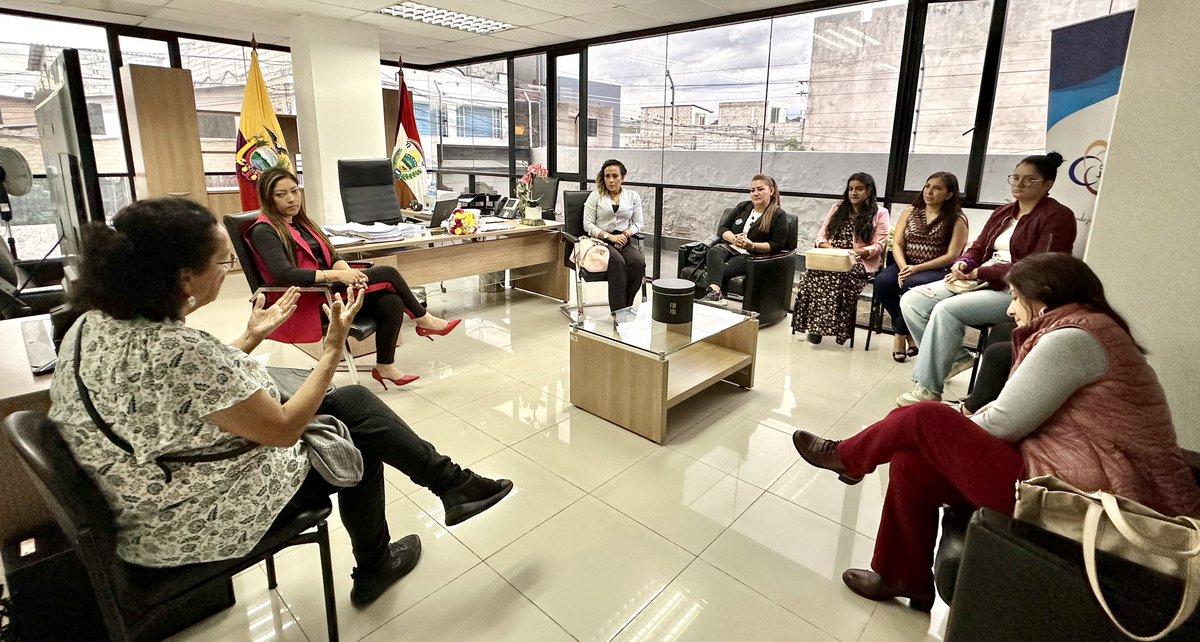 📢 El Observatorio Ciudadano de Políticas Públicas de Género de Imbabura se reunió con la Dra. Ángela Ágreda, Dir. Prov. de <a href="/ImbaburaCJ/">ImbaburaCJ</a>, con el fin de coordinar acciones de sensibilización de rutas de prevención de violencia. Juntos, trabajamos por una justicia más inclusiva