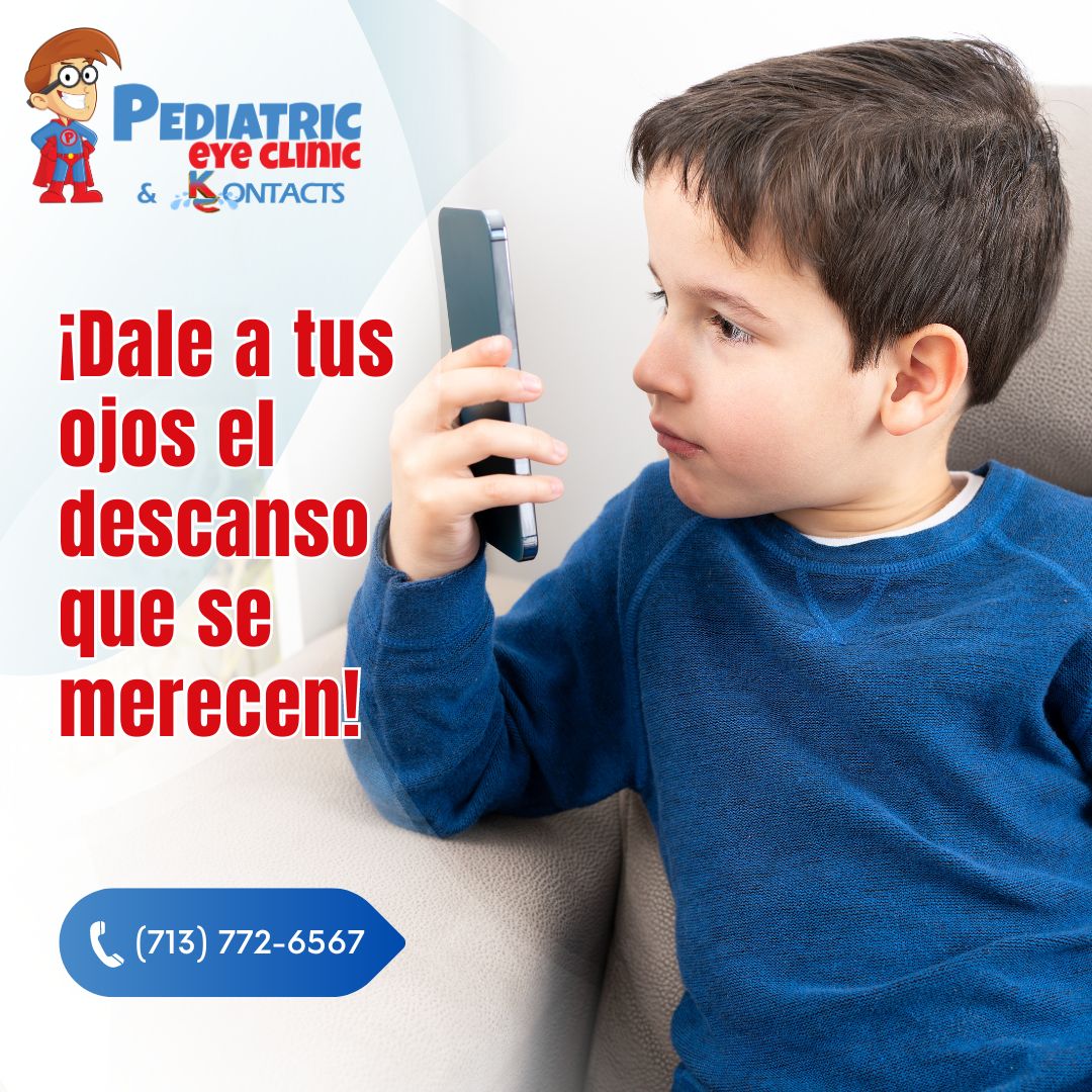 ¡Dale a tus ojos el descanso que se merecen! Reduzca la tensión de las pantallas digitales y adopte la claridad con la orientación experta de Pediatric Eye Clinic. 👁️ 

👉 pediatriceyeclinic.com 
📞 (713) 772-6567 📱 SMS: (713) 772-6567
📍6510 Hillcroft Street, Suite 300,  ...