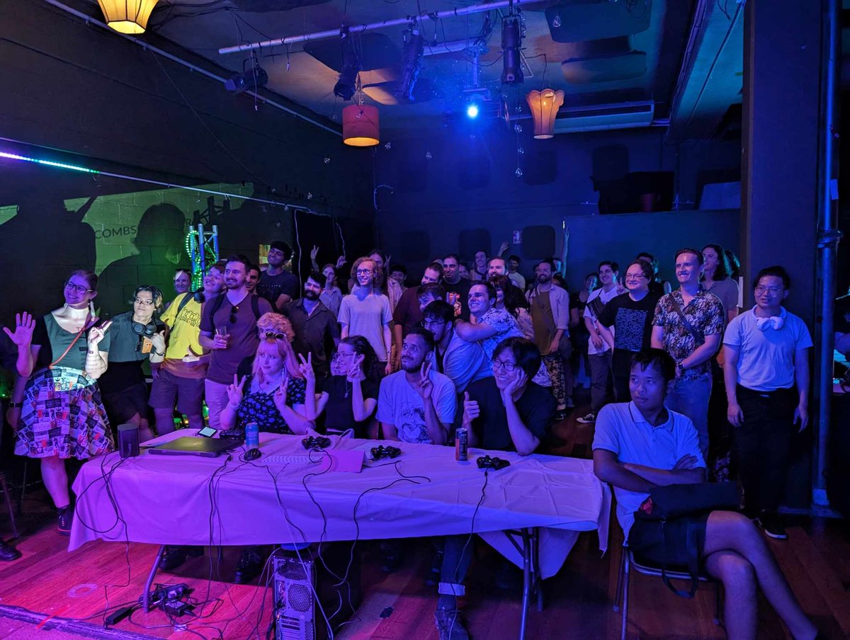 serenadegames's tweet photo. 💖Thank y'all for coming and making this such a special night!!💖 Especially HUGE shoutout to all the speakers and exhibitors for making and sharing such inspiring work✨ 
We're all feeling reinvigorated and looking to do more to support the community through 2024!!🔥🔥🔥 https://t.co/gv4IYHn0Nr