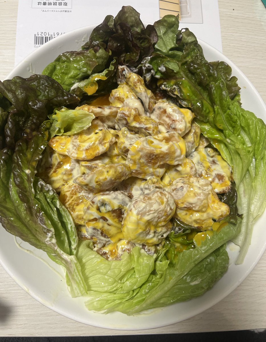 dd_driland's tweet photo. エビマヨ作ったが、料理としてのコスパが悪い https://t.co/PpDsd6tp89