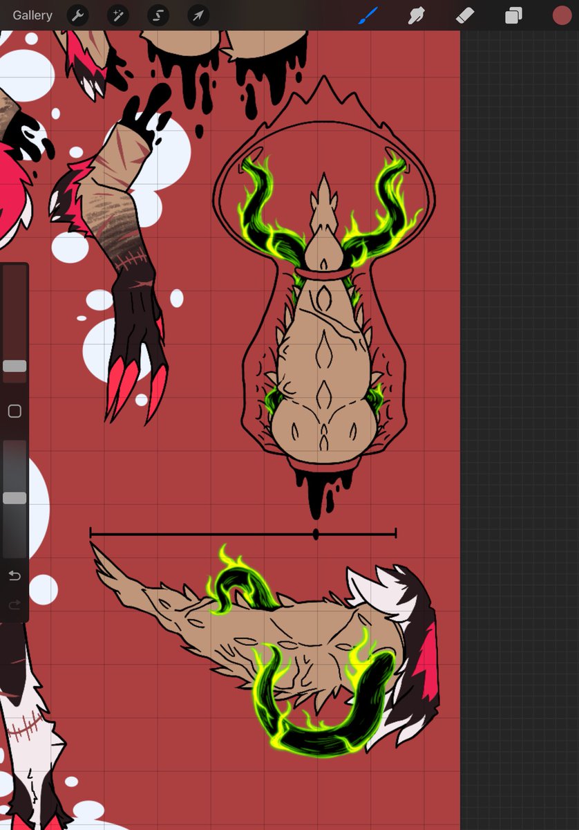 The updated ref sheet is coming along-! #HazbinHotel #HazbinHotelFanart #HazbinHotelAlastor #AlastorFanart #alastor_nsfw #wipart